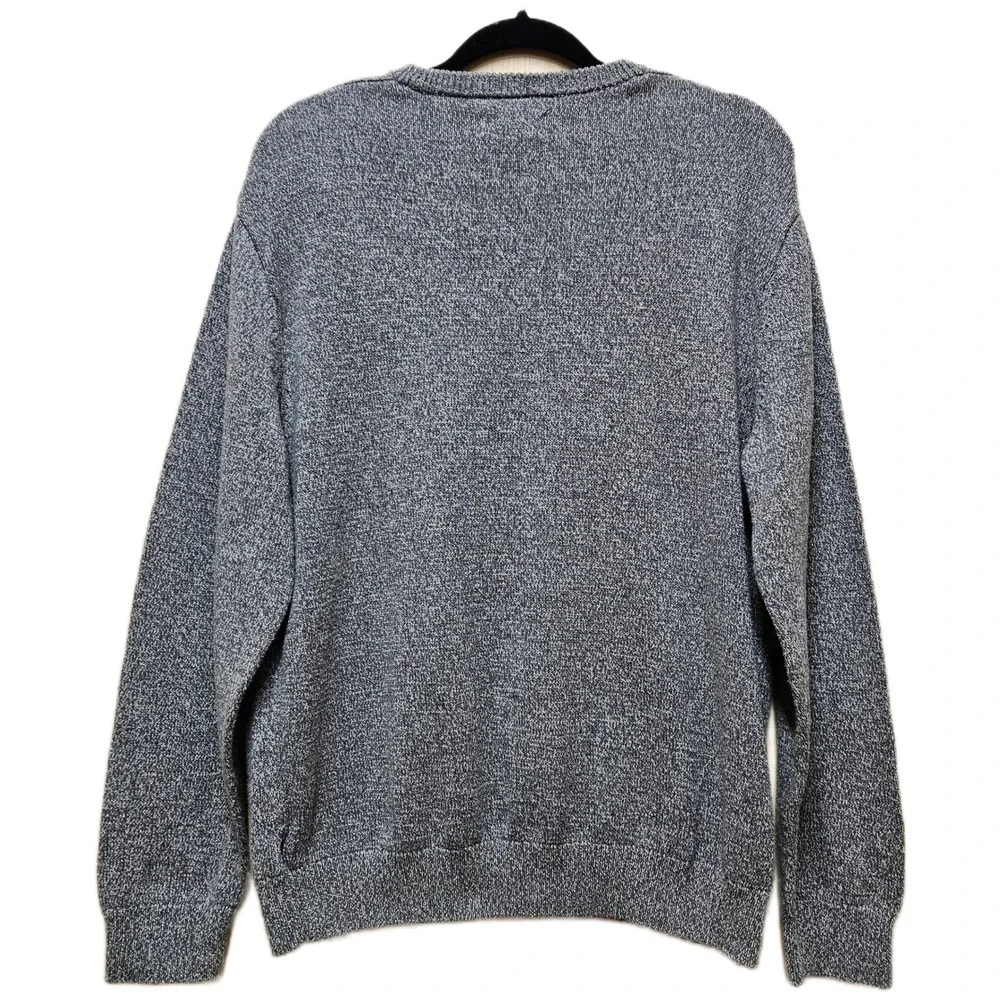 Chaps Ralph Lauren Gray Marled‎ Men's Classic Fit Crew Neck Sweater Size Large